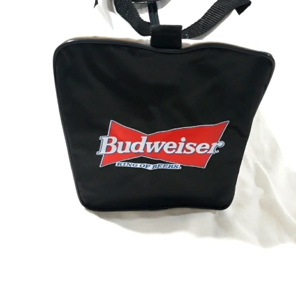 Vintage Baltimore Orioles Early 90's Zipped Duffle Bag Budweiser white Black